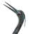 Shunk Metal Indoor Outdoor Crane Decorative Green Garden Sculpture Set