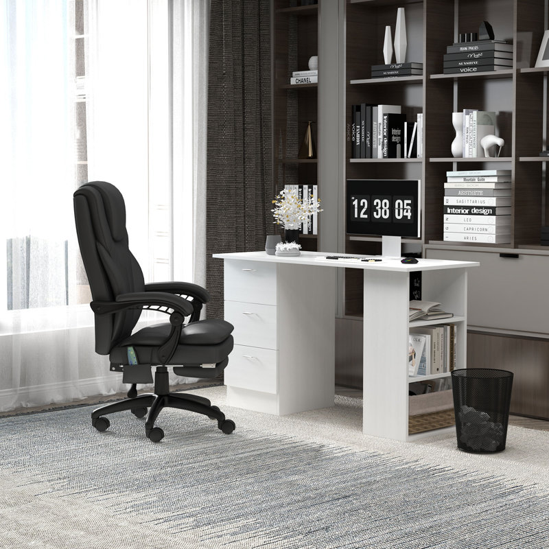 Fauteuil de massage inclinable à haut dossier