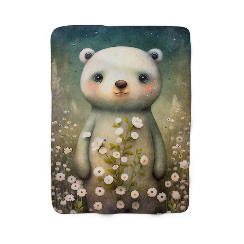 Couverture Soft Forest, L 80 po x l 60 po