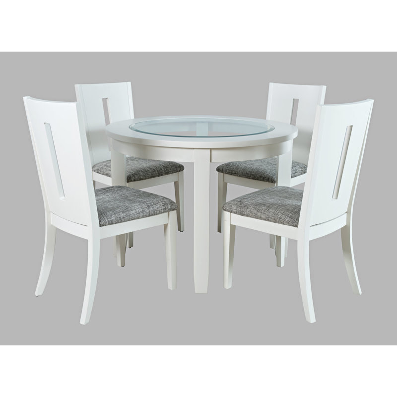 Jessim 4 - Person Dining Set, White