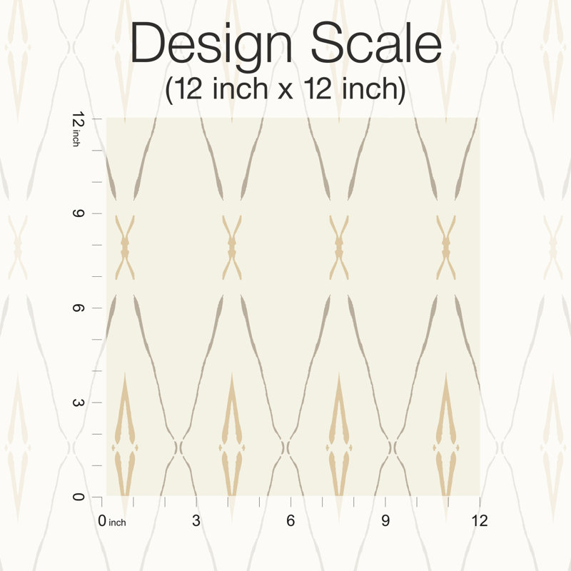 Artifact Silhouettes Geometric Wallpaper Double Roll, Desert