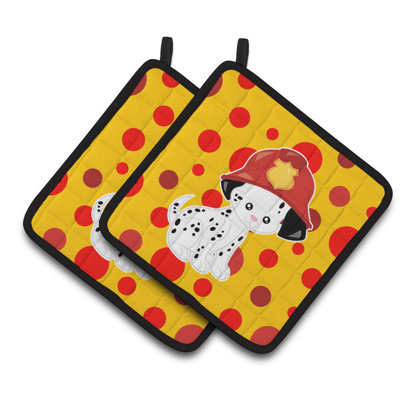 Cuisinier poignée chiot à dalmatiens de caroline trésors fire