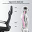 Aubert Mesh Office Chair with Headrest
