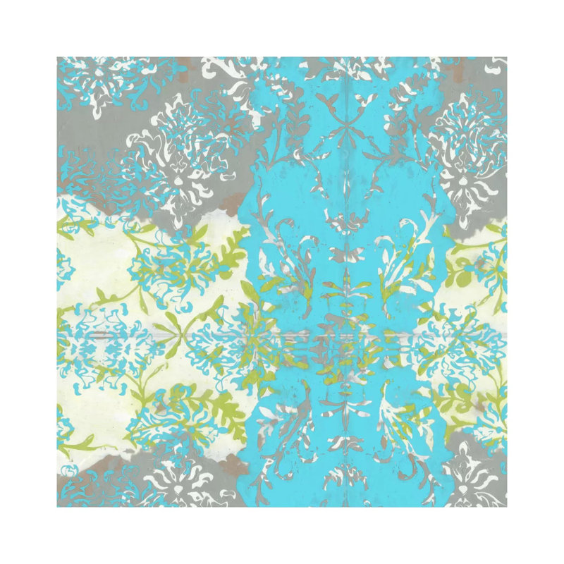 Decorative Overlay II by Jennifer Goldberger - Wrapped Canvas Gallery-Wrapped Canvas Giclée, 45.72 cm H x 45.72 cm W
