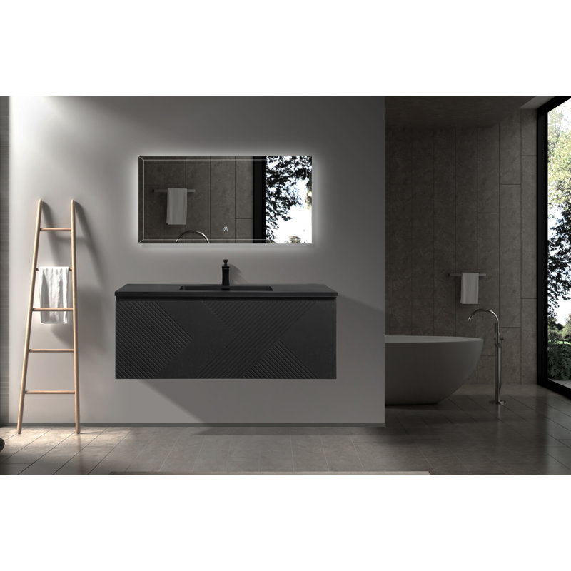 Ensemble de meuble-lavabo simple mural 47 "47"