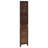 Room Divider 3 Panels Dark Brown Solid Wood Paulownia-2110194441-2110194442