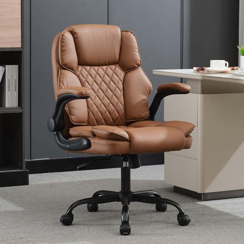 Office Chair BestEra Executive Leather Chair Home Office Desk