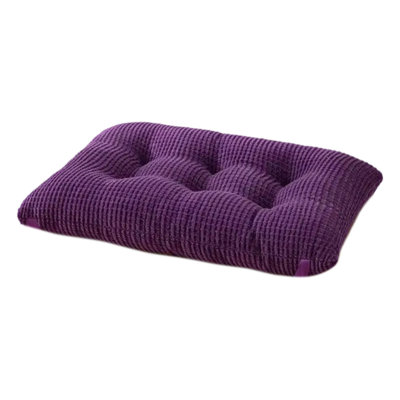 Seat cushion Thickened Corn Velvet Student Seat Cushion Office Classroom Cushion Insulation Rectangular Strap Seat Cushion