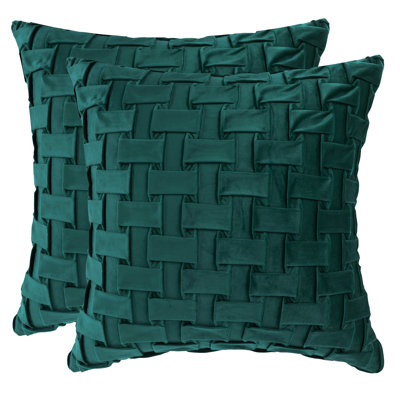 Geometric Velvet Throw Pillow