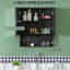 Armoire de rangement murale avec rangement, noir de jais