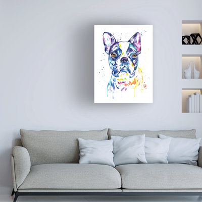 «Lisa Whitehouse Boston Terrier», art sur toile