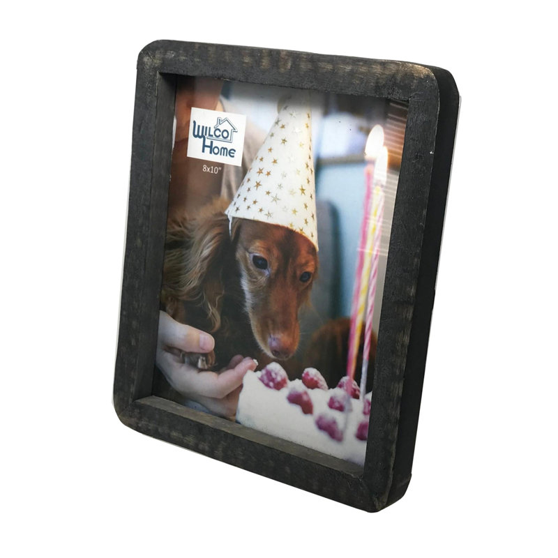 Cadre photo Elipse 8 x 10 - gris délavé, H 11,5 po x l 9,5 po x P 1,5 po, Gris délavé