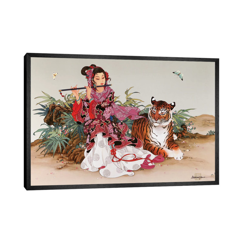 Immortal Melody - Painting on Canvas, Black Framed, 152.5 cm H x 101.5 cm W