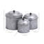 Ensemble de pots de cuisine galvanisés 3 pièces Hasler
