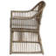 Chaise avec accoudoirs avec coussin Theo