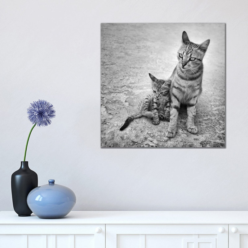 Never Leave Me Alone by Ben Heine - Print on Canvas, Wrapped Canvas, 45.72 cm H x 45.72 cm W x 1.91 cm D
