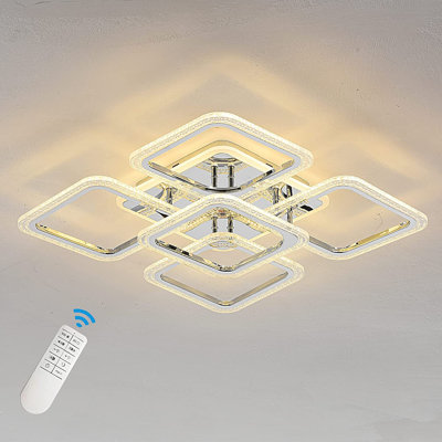 Lolanda 5 - Light 23.62" Acrylic LED Flush Mount