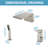 Roman Deck Mount Waterfall Tub Faucet With Handheld Shower, Single Handle, 2-Mode Water Outlet-125254798