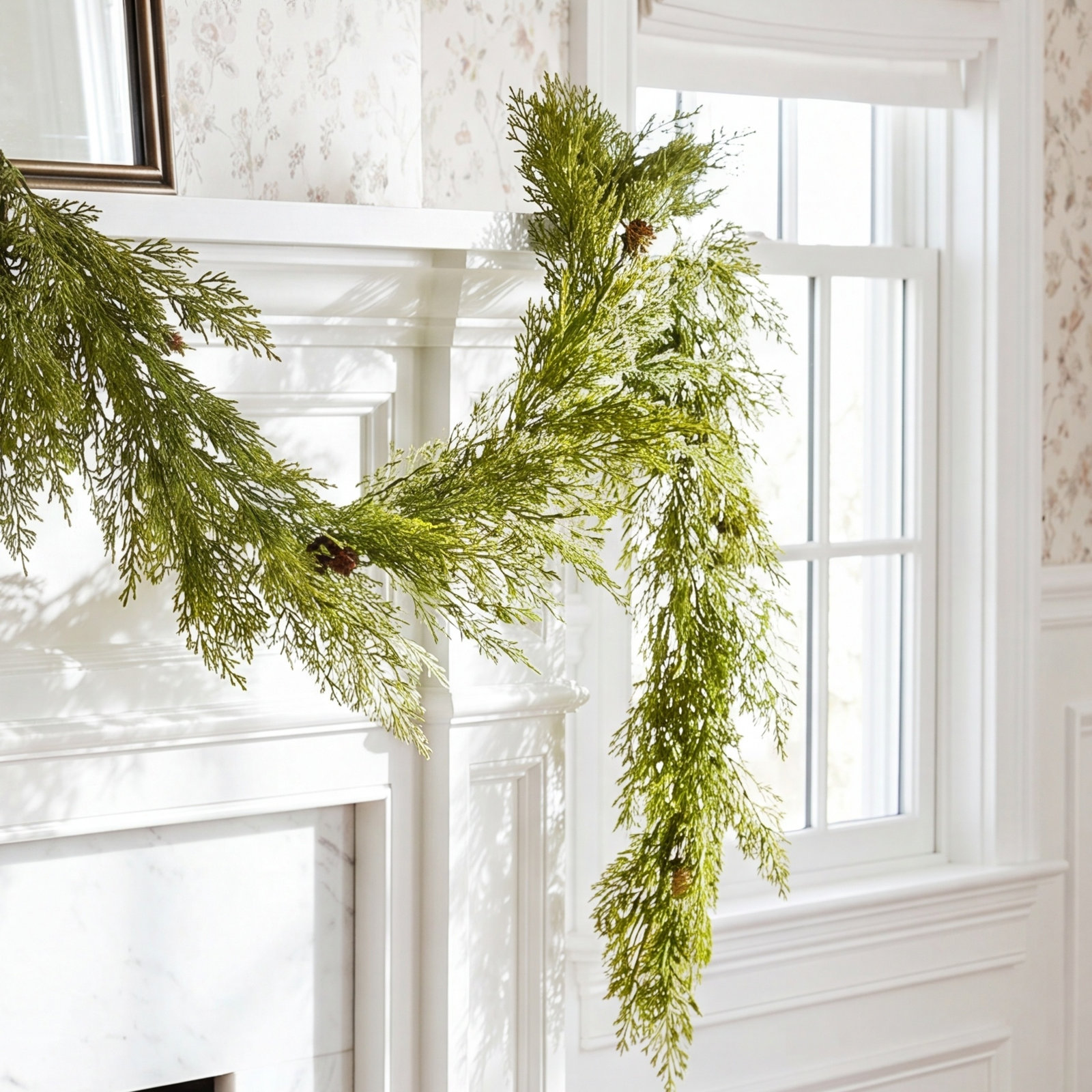 72'' in. Faux Pine Garland