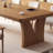 70.87"All-Solid Pine Slab Long Rectangular Conference Table-411798375