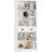 72" Farmhouse Bookshelf and Bookcase with Storage, Tall Bookshelf with Drawers, 5 Tier Book Shelf with Storage, Wood Display Shelves for Home Office, Study, Wash Gray-1097283061