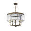 Lustre tambour 5 lumières Caroline
