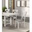 Chaise d'appoint en bois (ensemble de 2)