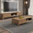 Solid Ash Wood TV Stand