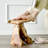 Live Edge Cedar Stump Stool - Natural Mushroom-Shaped Side Table/Nightstand