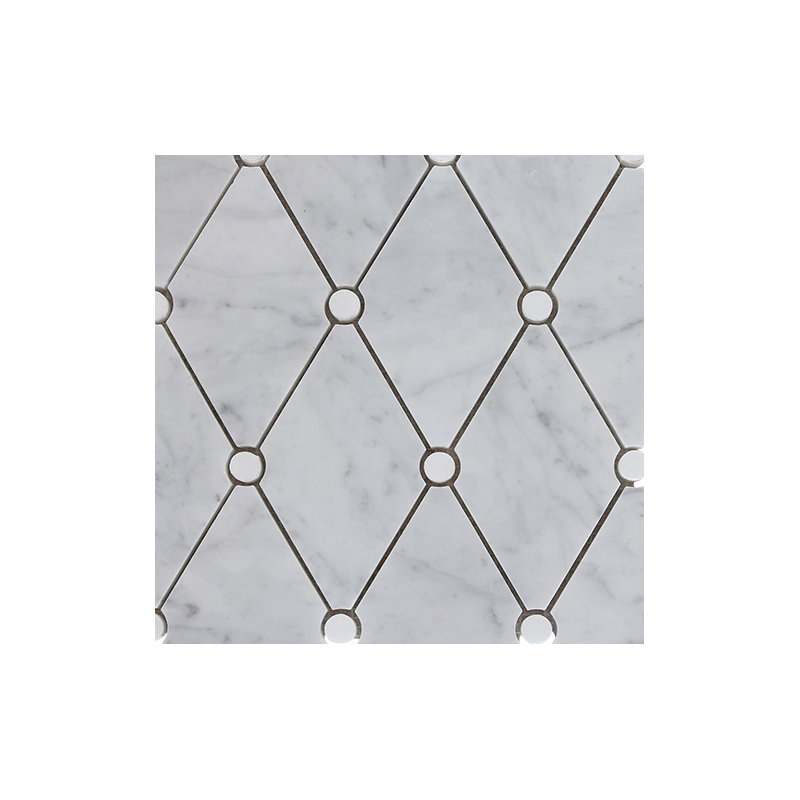 Carrara 2.5" x 4.5" Marble Mosaic Tile