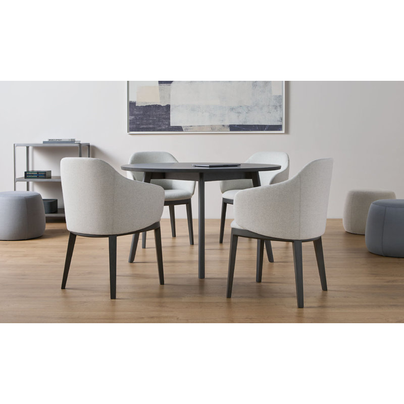 Prelude Upholstered Arm Chair, Ash 870, Vella Peppercorn