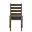 Ensemble de salle à manger compact 3 pièces avec table à abattants et chaises rembourrées, parfait pour les petits espaces et un usage quotidien, ensemble de table à manger