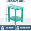 Rectangular Outdoor Side Table , 12.5cm cm W 16.5cm cm D