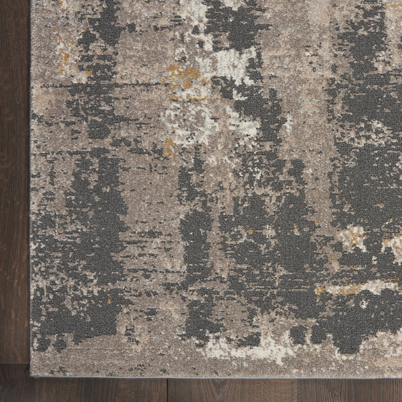 Arleht Abstract Indoor Rug, Rectangle 4' x 6'