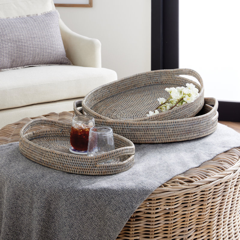 Burma Rattan/Wicker Decorative Tray