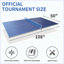 Plateau de table de tennis de table pliable et portable de 9 pi de taille moyenne pour jeux d'intérieur-124823344