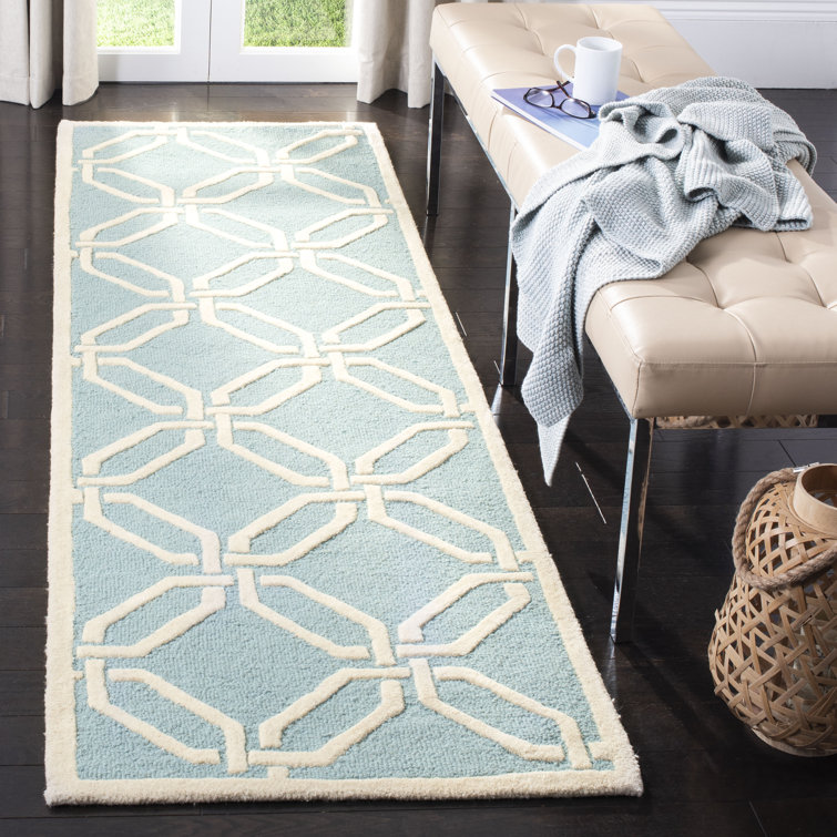 Deedgra Hand Tufted Wool Geometric Rug