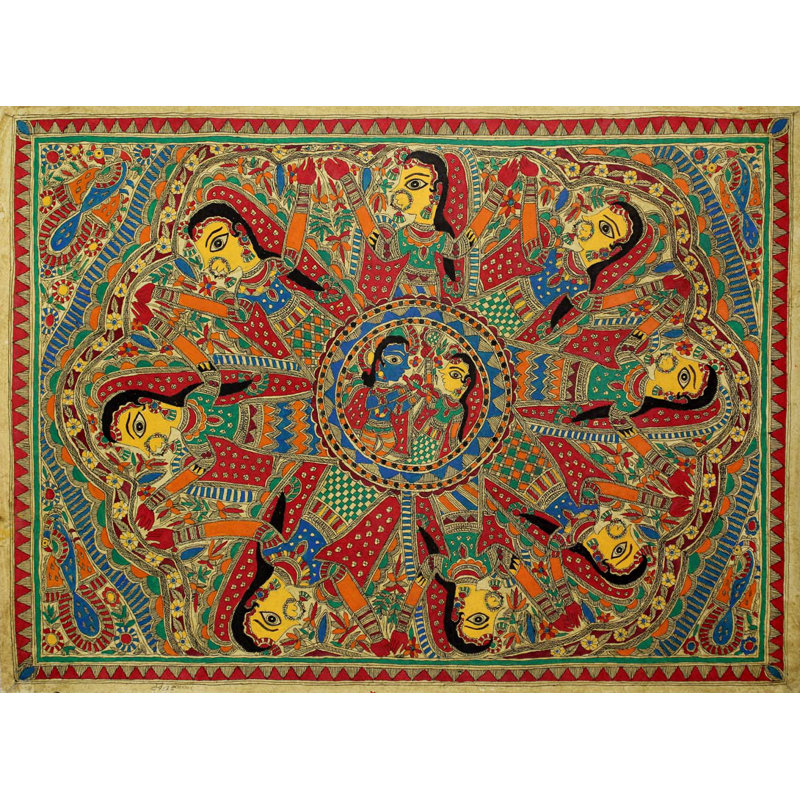 Leela krishna-impression sur papier