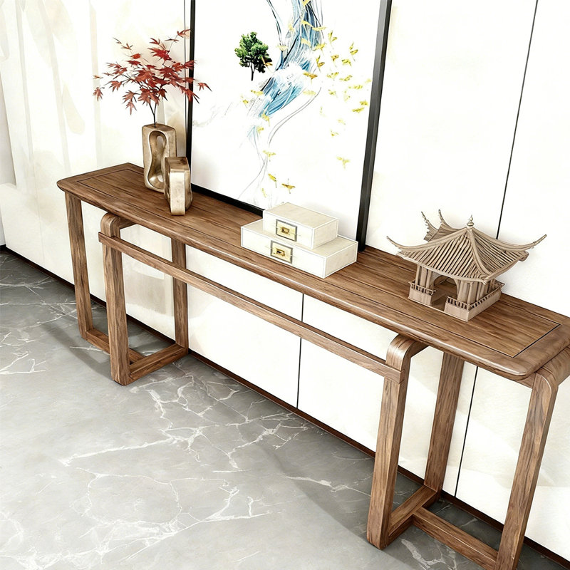 Console moderne minimaliste pratique, H 34,65 po x l 70,87 po x P 14,96 po