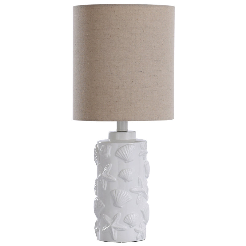 Ayleen Table Lamp, Ivory, White