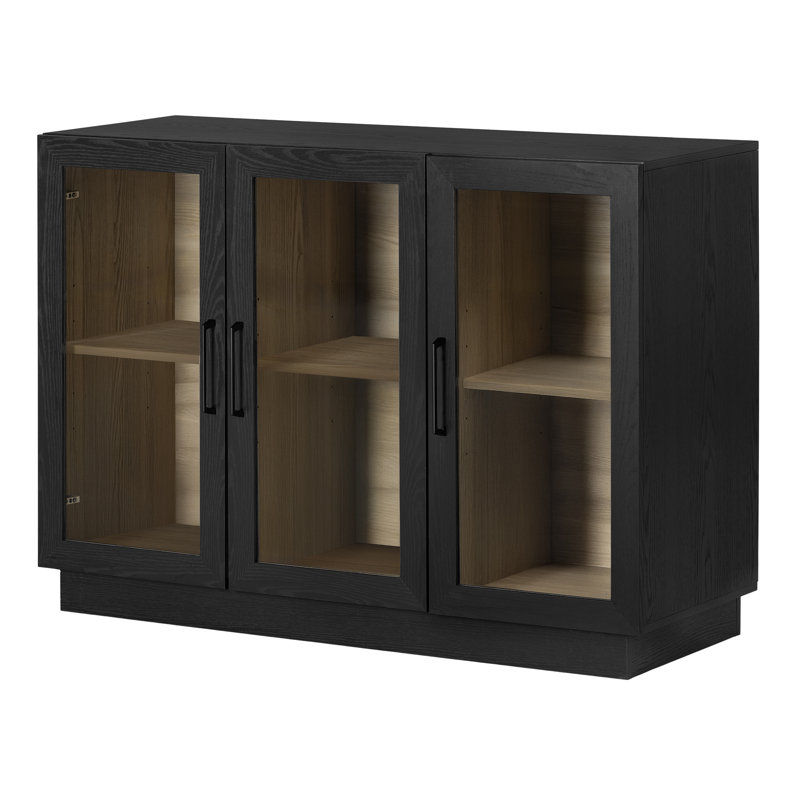 Arum Contemporary 3-Door Dining Room Buffet With Doors
