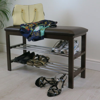 Nagma Faux Leather Upholstered Storage Bench