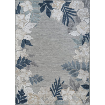 Floral Indoor Outdoor Rug