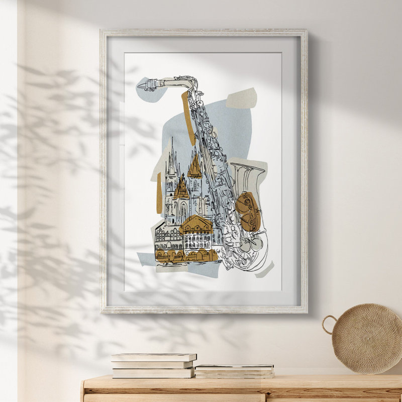 Répétition II - impression encadrée, H 28,5 po x l 20,5 po, Blanc