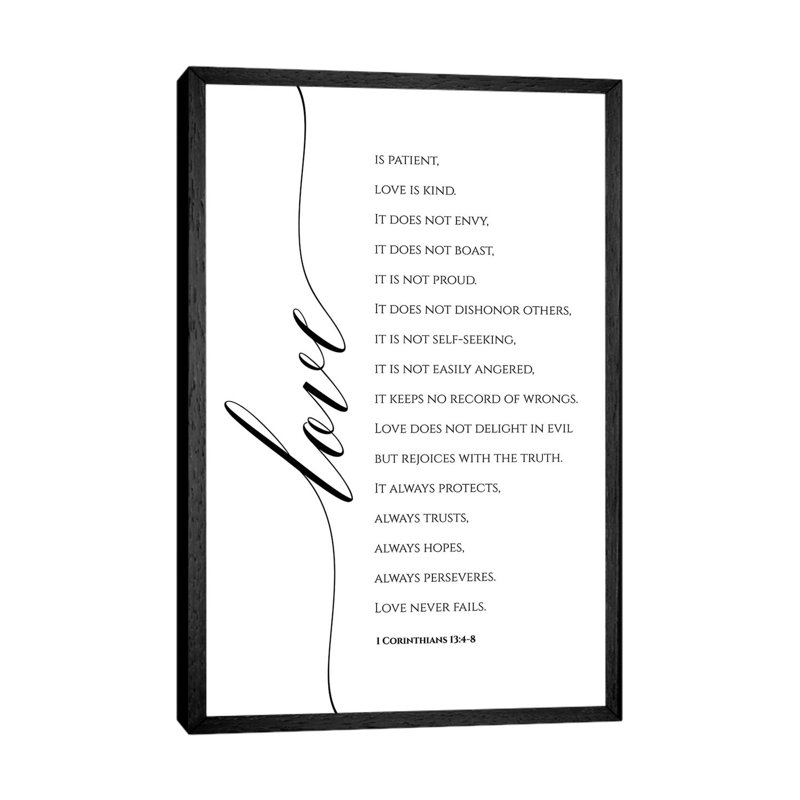 Print on Canvas, 101.6cm H x 66.04cm W x 3.81cm D, Black Floater Framed