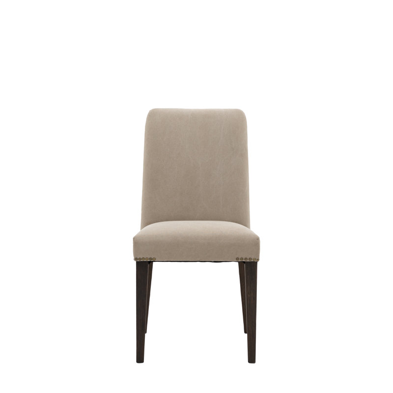 Chonie Upholstered Dining Chair, Brown, Brown