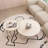 Cream style retro simple coffee table