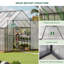 Serre en polycarbonate 8 x 12 pi avec toit ventilé-117276389