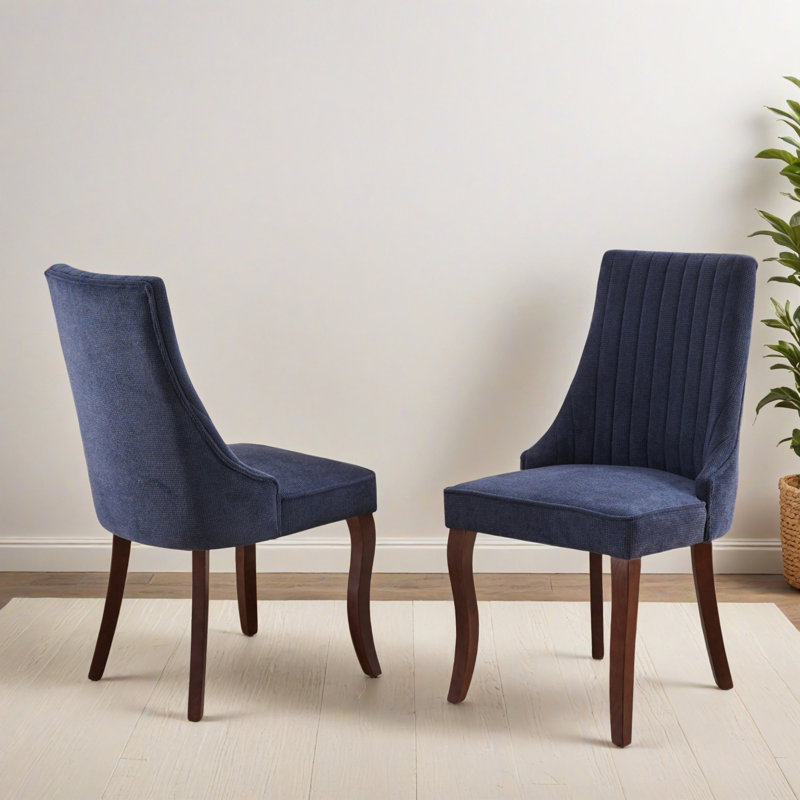 Ensemble de 2 chaises d'appoint Modern Kitchen, Bleu