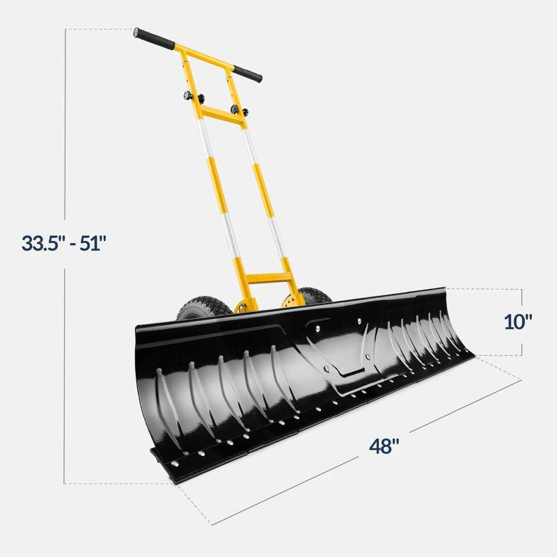 Snow Pusher, Gold/Black